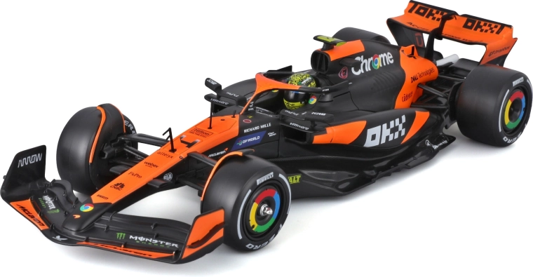 Μοντέλο Bburago McLaren MCL38 1:24 σε προστατευτική βιτρίνα