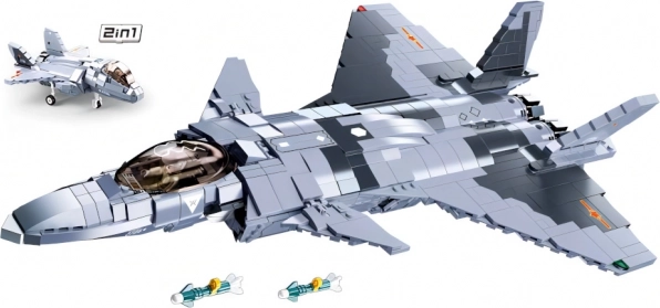 Sluban Model Bricks μαχητικό αεροσκάφος Chengdu J-20