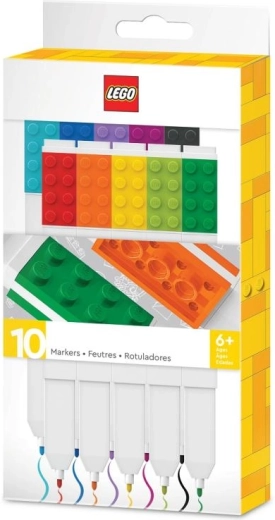 Μαρκαδόροι LEGO σε μίξη χρωμάτων – σετ 10 τεμαχίων