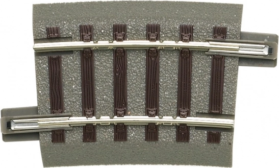 Roco geoLINE καμπύλη ράγα R2 7,5° με υπόστρωμα