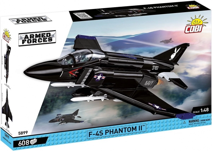 Κατασκευαστικό σετ COBI F-4S Phantom II Black Bunny – 608 κομμάτια