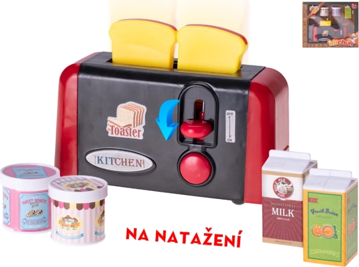 Παιδική κουρδιστή τοστιέρα με αξεσουάρ