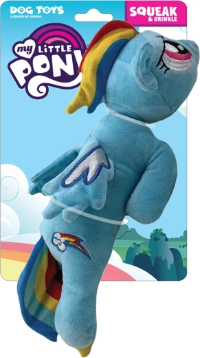 Λούτρινο παιχνίδι για σκύλους My Little Pony Rainbow Dash 33 cm