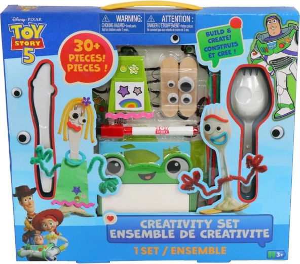 Disney Pixar Toy Story 5 δημιουργικό σετ για την κατασκευή φιγούρων Forky και Karen Beverly