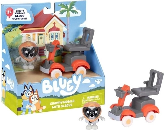 Σετ οχήματος Bluey με τη γιαγιά Muffin