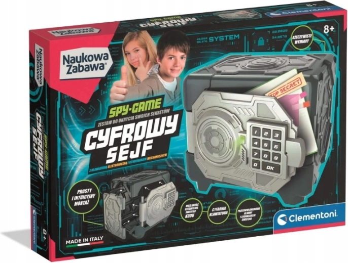 Ψηφιακό χρηματοκιβώτιο Spy-Game Clementoni