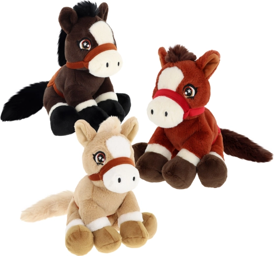 Λούτρινο πόνι με μακριά ουρά 22 cm KEEL TOYS
