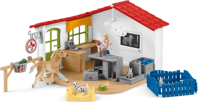 Κτηνιατρείο Schleich για κατοικίδια ζώα