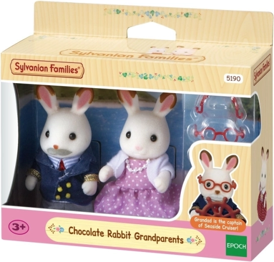 Sylvanian Families παππούδες και γιαγιάδες κουνελιών με σοκολατένια αυτιά