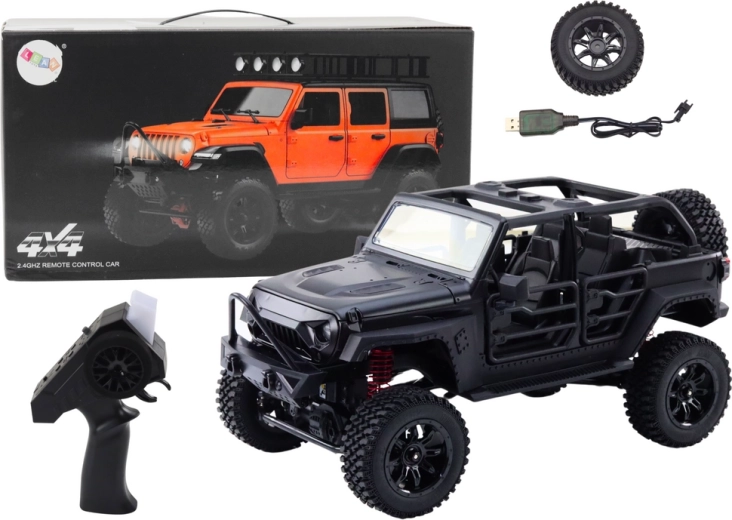 RC αυτοκίνητο εκτός δρόμου 2.4G με κίνηση 4x4 – μαύρο