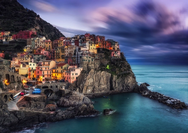 Παζλ ENJOY Manarola στο λυκόφως, Cinque Terre, Ιταλία – 1000 κομμάτια
