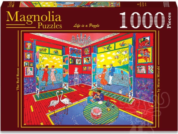 Παζλ Magnolia Κόκκινο δωμάτιο 1000 κομμάτια