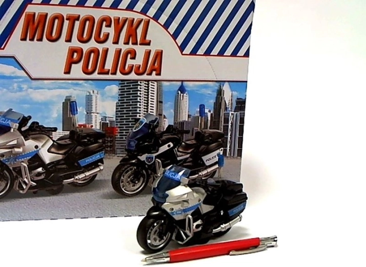 Αστυνομική μοτοσικλέτα με φως και ήχο 13 cm
