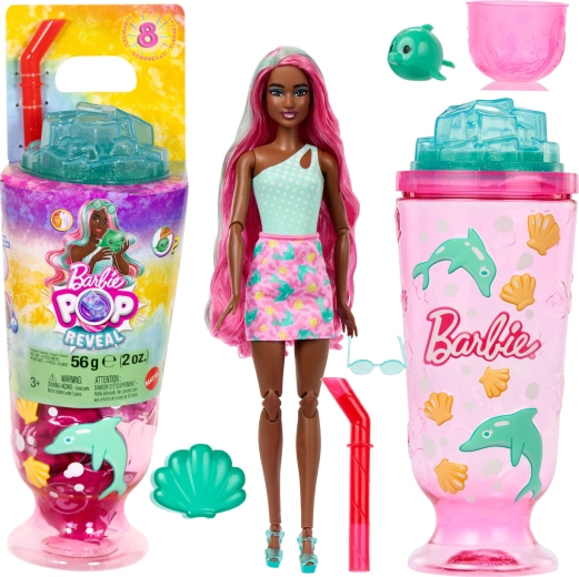 Barbie Pop Reveal υποβρύχιος κόσμος – κούκλα με 8 εκπλήξεις