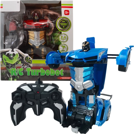 RC μεταμορφούμενο αυτοκίνητο και ρομπότ Turbobot με τηλεχειρισμό
