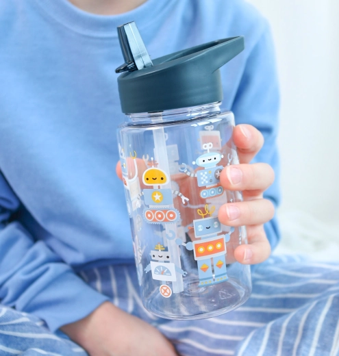 A Little Lovely Company παιδικό μπουκάλι νερού Ρομπότ 450 ml