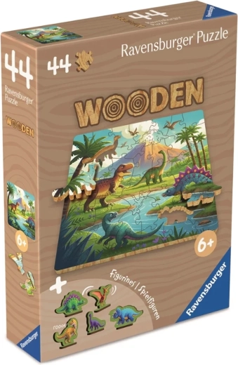 Ravensburger ξύλινο παζλ δεινόσαυροι 44 κομμάτια