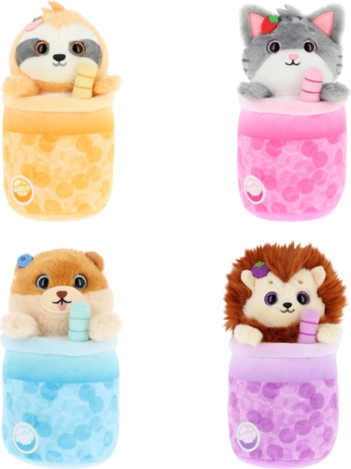 Λούτρινο παιχνιδάκι Bubble Tea ζωάκια 16 cm