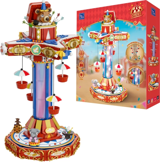 Pantasy καρουζέλ Circus Paradrop – κατασκευαστικό σετ 1680 τεμαχίων με LED