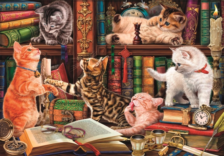Παζλ Clementoni «Περίεργα μουστάκια» 1000 κομμάτια