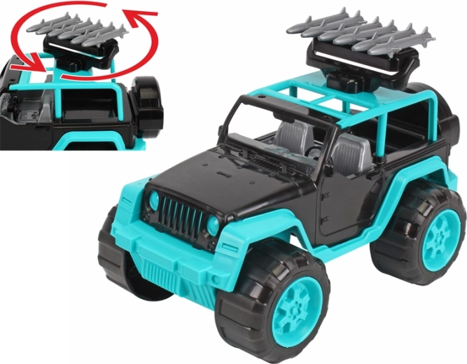 SUV εκτός δρόμου 28 cm με περιστρεφόμενους πυραύλους