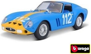 Κιτ συναρμολόγησης μεταλλικού μοντέλου BBURAGO FERRARI 250 GTO 1:24 – μπλε