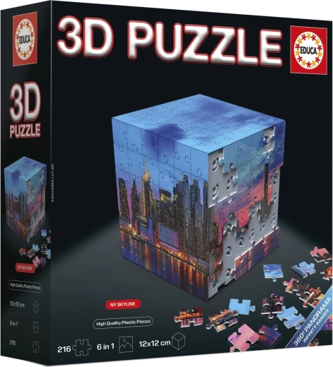 Educa 3D παζλ κύβος Νέα Υόρκη 216 κομμάτια