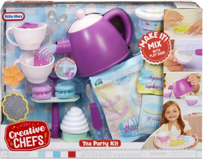 Little Tikes Creative Chefs σετ πάρτι τσαγιού