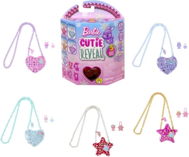 Barbie Cutie Reveal λούτρινη τσάντα
