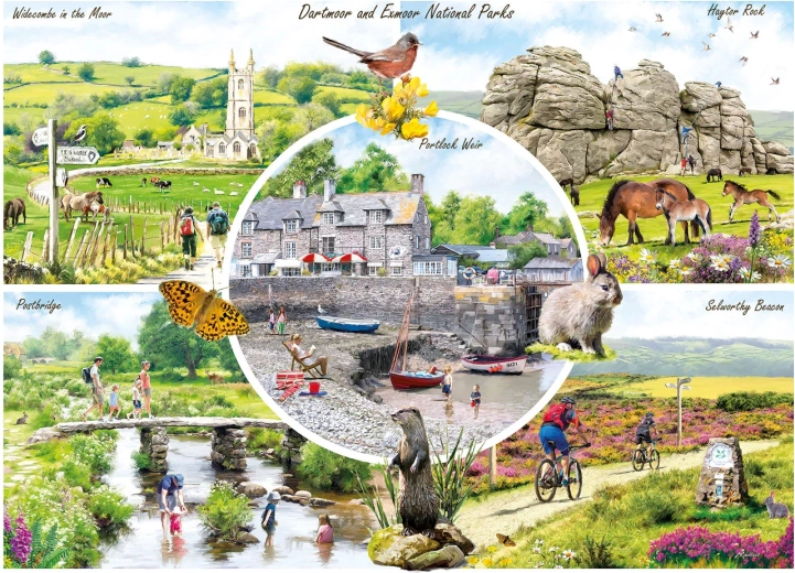 Παζλ GIBSONS Dartmoor & Exmoor 1000 κομμάτια