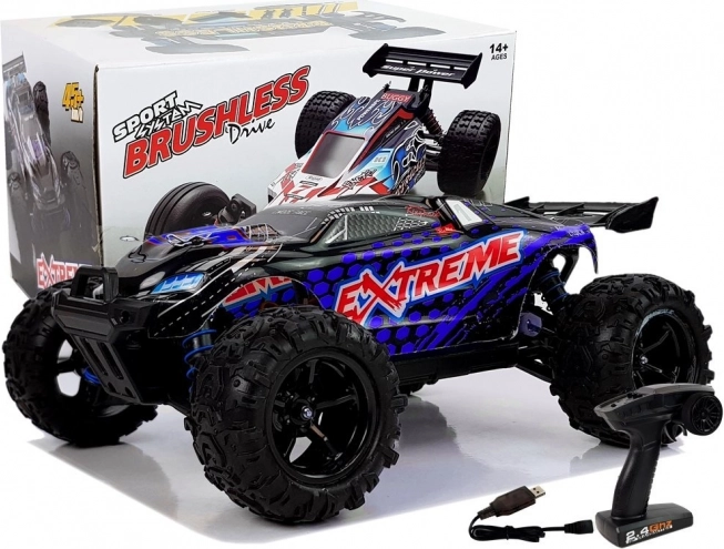 RC αυτοκίνητο 1:18 off-road 4x4 μπλε ENOZE, ταχύτητα 45 km/h