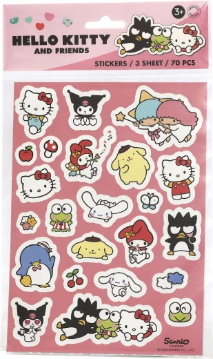 Σετ αυτοκόλλητων Hello Kitty 70 τεμ.