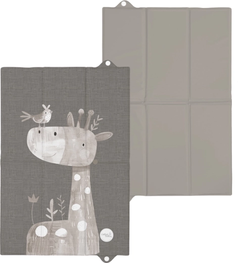 Ceba Baby ταξιδιωτικό στρωματάκι αλλαγής πάνας basic friendly giraffe 60 × 40 cm