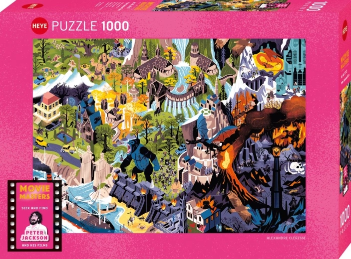 HEYE Puzzle Movie Masters: Οι ταινίες του Πίτερ Τζάκσον 1000 κομμάτια