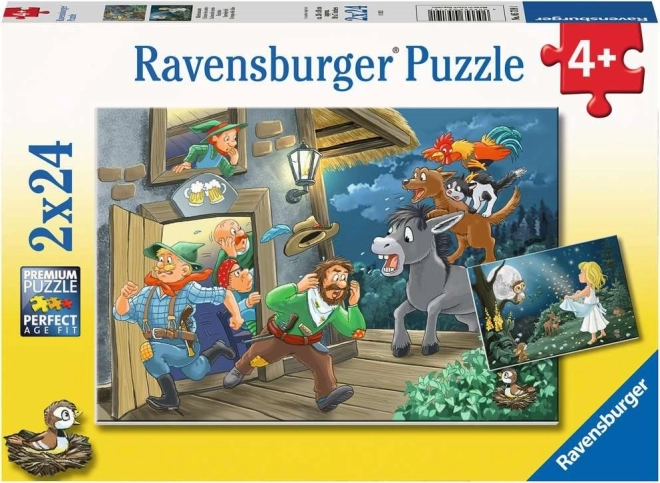 Παραμυθένια παζλ Ravensburger 2x24 κομμάτια