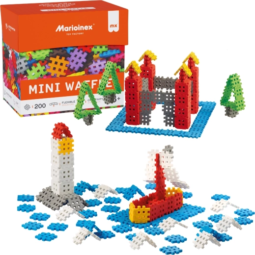 Κατασκευαστικό σετ Marioinex Mini Waffle – 200 κομμάτια