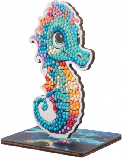 CRYSTAL ART Διαμαντένια ζωγραφική Θαλάσσιος ιππόκαμπος