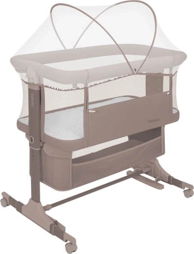 Lionelo προσκολλητή κούνια Jodie 3 σε 1 beige taupe