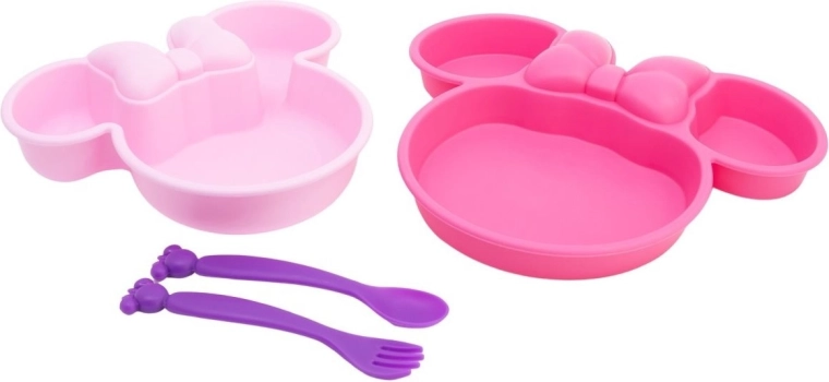 Παιδικό σετ φαγητού 4σε1 Disney Minnie Mouse Stor
