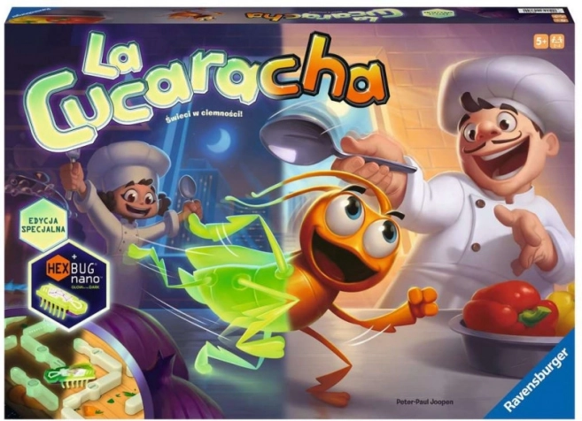 Ravensburger παιχνίδι Νυχτερινό κυνηγητό κατσαρίδας έκδοση 2 σε 1