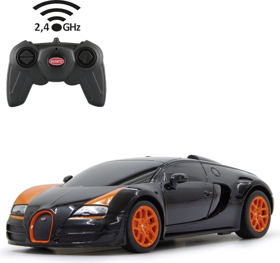 Τηλεκατευθυνόμενο αυτοκίνητο Bugatti Grand Sport Vitesse 1:24 μαύρο