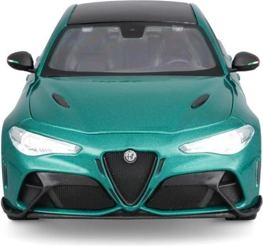 Μοντέλο αυτοκινήτου Bburago Alfa Romeo Giulia GTA 1:18 σε πράσινο μεταλλικό χρώμα