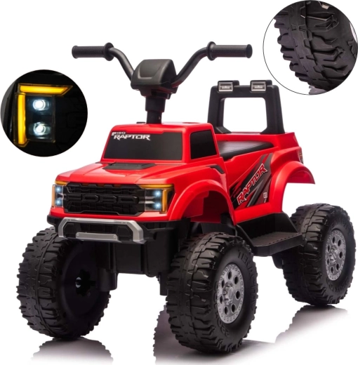 Ηλεκτρικό παιδικό αυτοκίνητο Milly Mally Ford F-150 Raptor κόκκινο