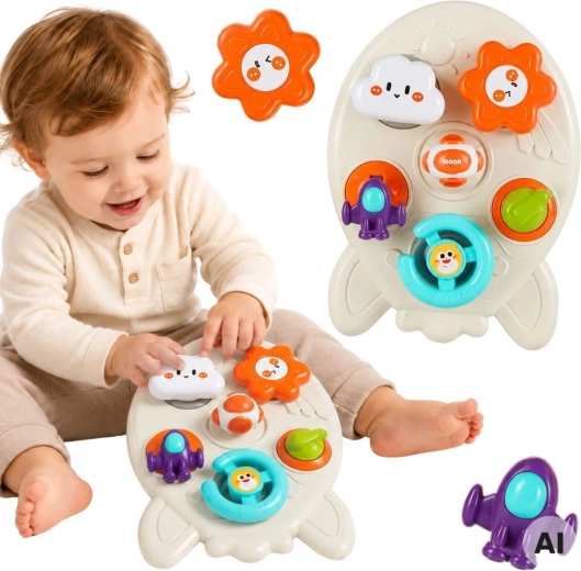 Woopie Baby εκπαιδευτικός ενεργός πίνακας ρουκέτα 7σε1 - 1 τεμάχιο