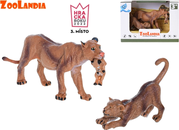 Zoolandia λέαινα με μικρά – πλαστικές φιγούρες για ZOO