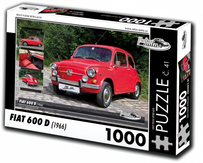 Παζλ RETRO-AUTA Fiat 600 D (1966) – 1000 κομμάτια