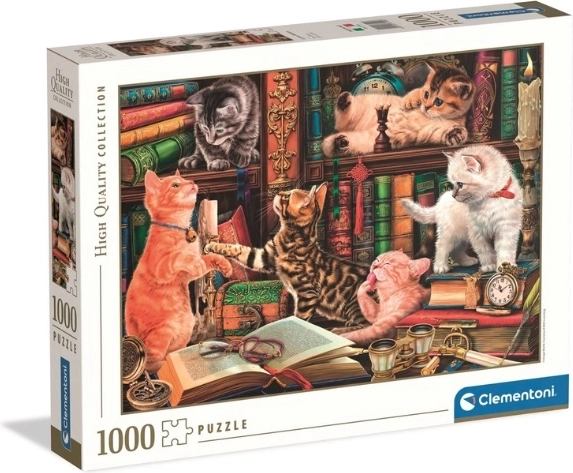 Clementoni High Quality παζλ 1000 κομματιών Curious whiskers