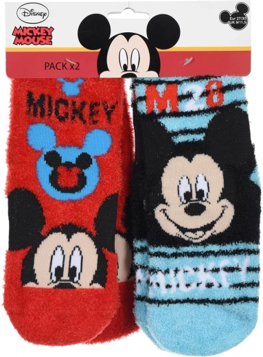 Παιδικές ζεστές κάλτσες Mickey Mouse, 2 ζευγάρια