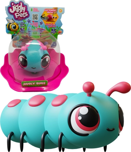 Jiggly Bugs κάμπια μπλε