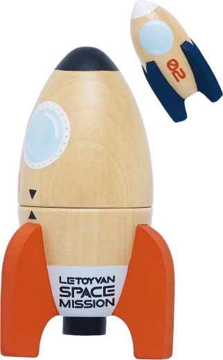 Ξύλινο σετ πυραύλων Space Mission Le Toy Van